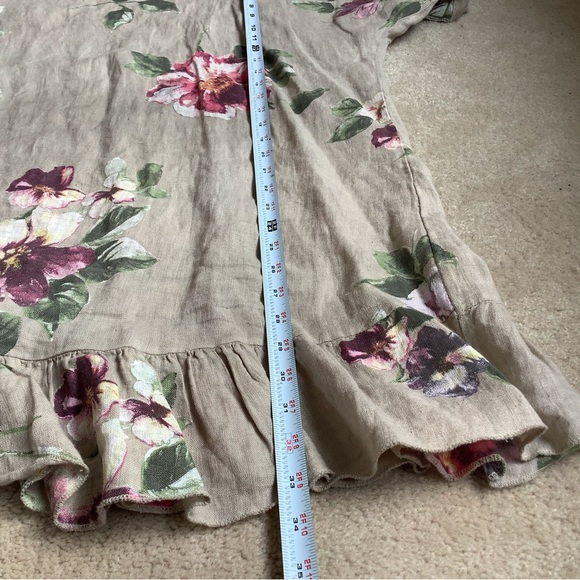 100% linen tunic/dress Made in Italy, L - Picture 3 of 11